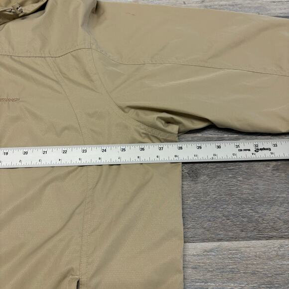 Boeing‎ Airplanes Tan Mens XL Full Zip Mesh Lined Hooded Windbreaker Jacket - Picture 10 of 12